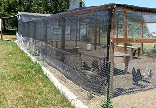 Agfabric 40% Shade Cloth 10x20ft Sunblock Shade Cloth with Grommets for Garden Patio, Black