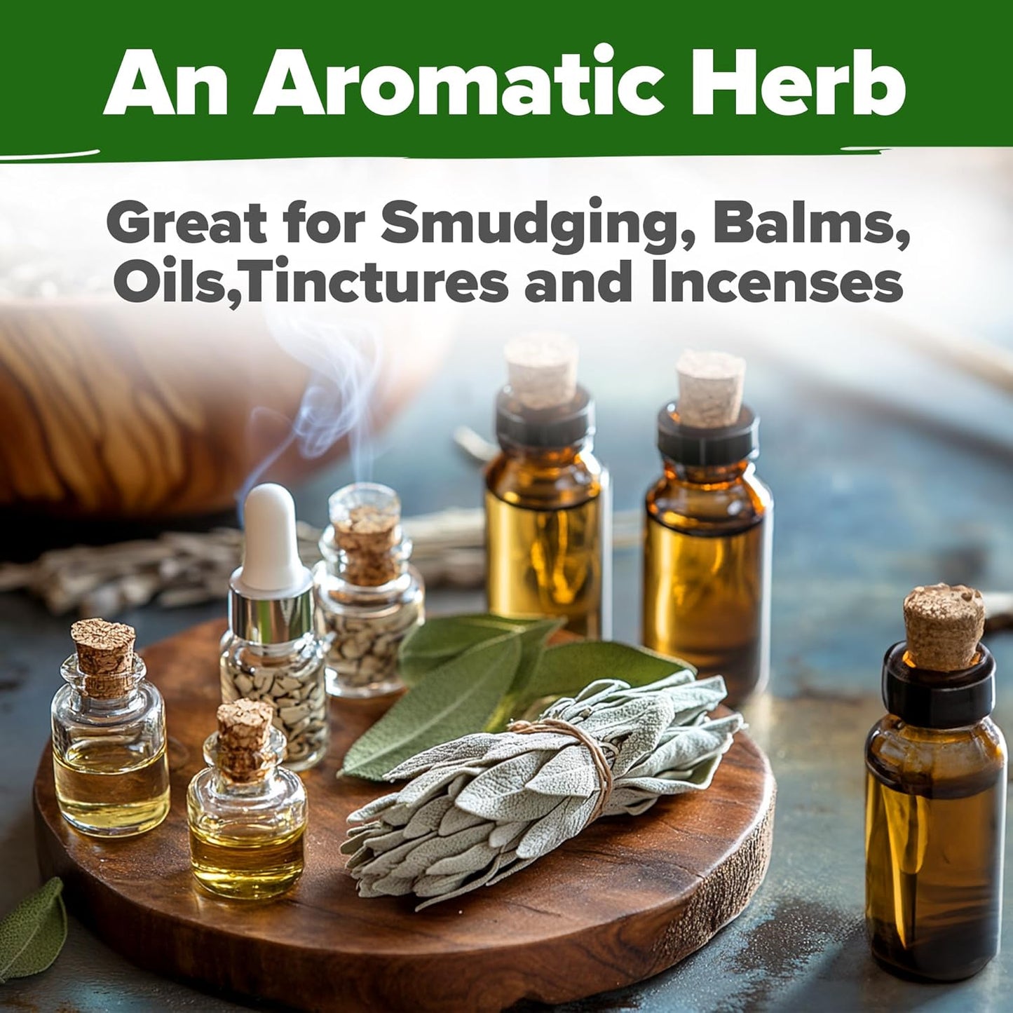 HOME GROWN White Sage Seeds 646 Pack π‘π’π‘-ππ π’, π¨π¦π-π¦π’π¨π₯πππ Heirloom Seeds - Grow Aromatic Sage Plants for Your Herb Seeds Garden with Sage for Planting Outdoor or Indoor (Salvia apiana)