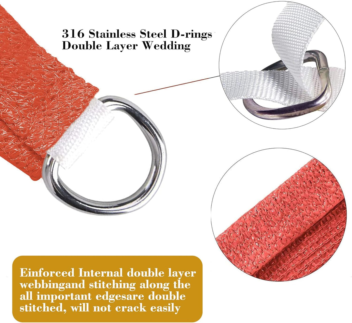 10' x 23' Red Rectangle Sun Shade Sail SSP1212 Canopy Durable Fabric UV Block Awning,We Make Custom Orders