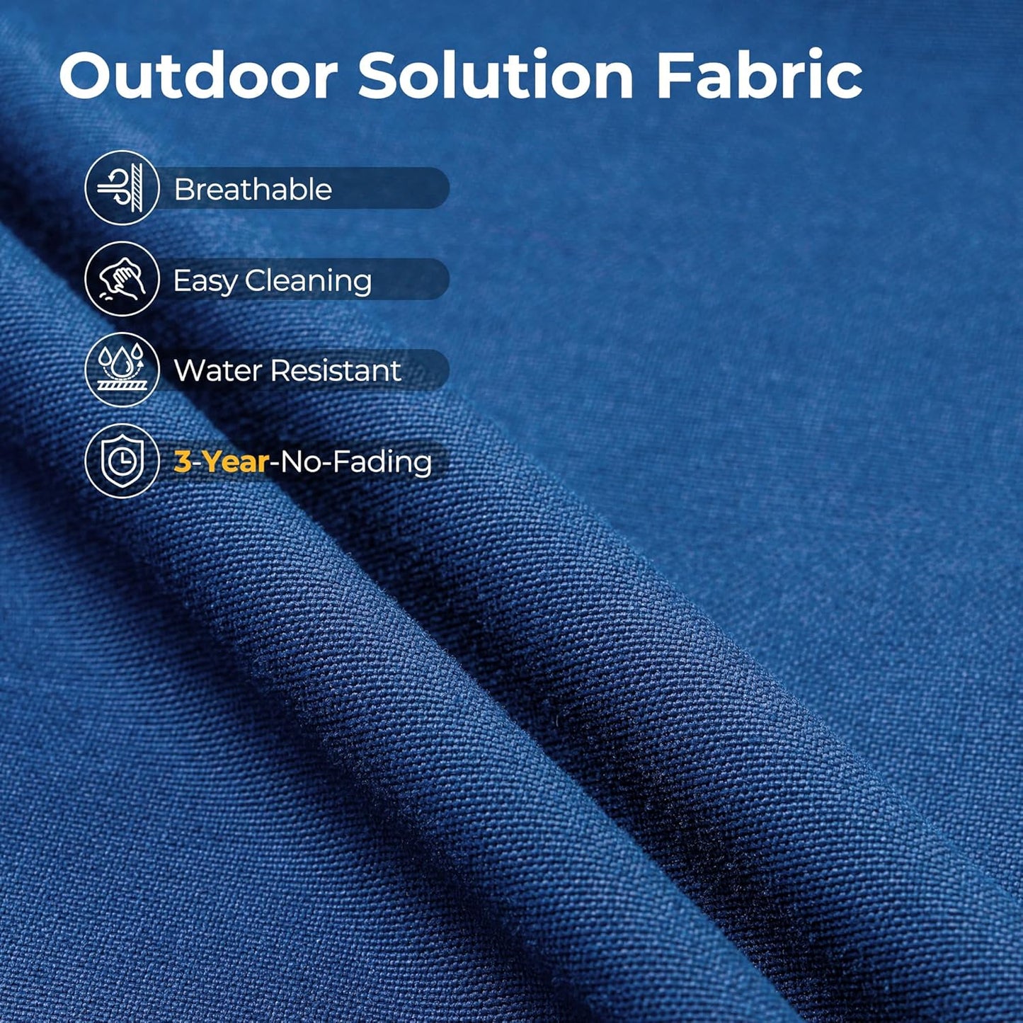 HOOOWOOO Outdoor Sectional Patio Furniture Set,9 Pieces Wicker Conversation Sets L Shaped Couch,Extra Deep Out Door Sofa Outside Furniture with Rocking Chairs,Navy Blue