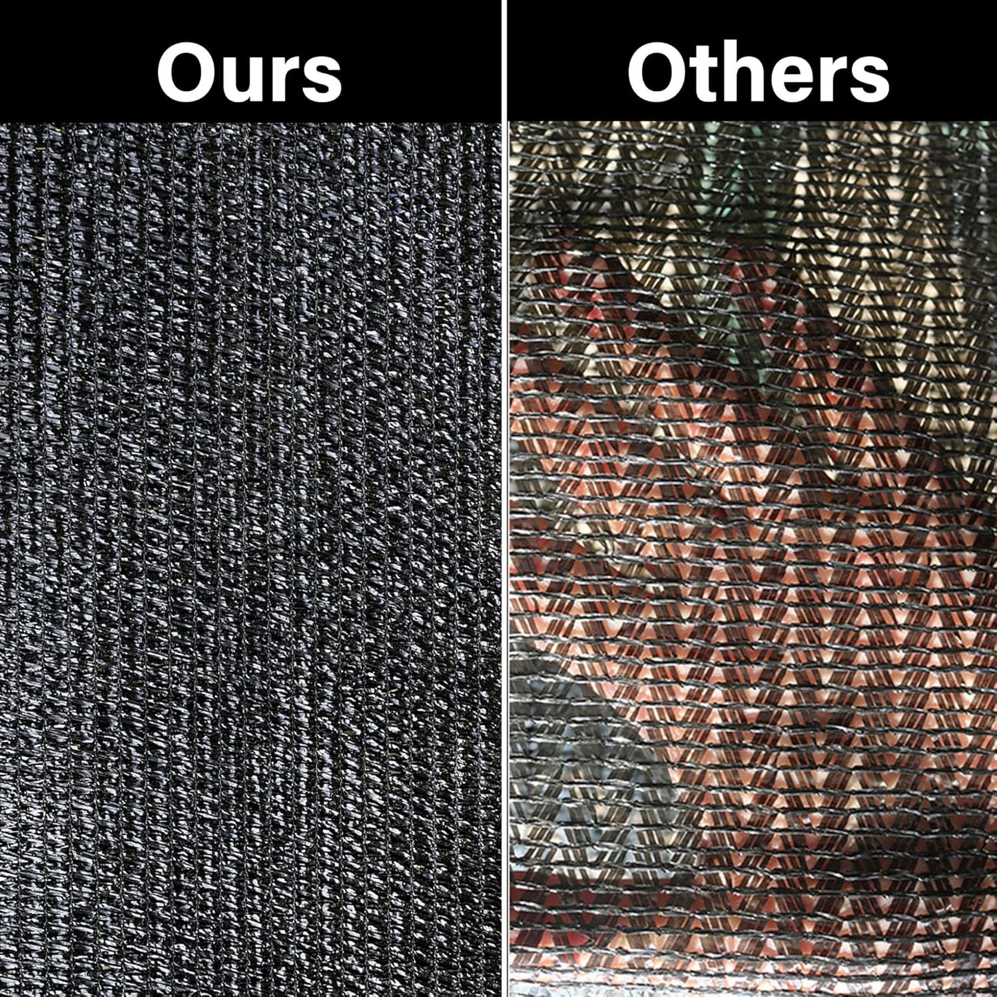 winemana 50% Black Shade Cloth, 3.3 x 13.3 FT Mesh Tarp for Garden Greenhouse Patio, Plants Heat Protection, Outdoor Sun Shade Cover, Resistant Netting Screen with Grommets for Growing Chicken Coop