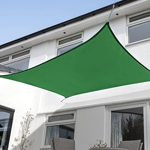 KANAGAWA 6'X22' Dark Green Custom Size Sun Shade Sail Rectangle UV Block Canopy Cover for Patio Backyard Lawn Garden Outdoor (Customized Available)