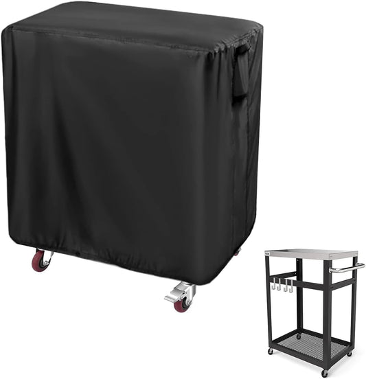 Prep Table Cover for Keter Unity Small Portable Table, 33inch Outdoor BBQ Cart Cover Buffet Grill Table Cover Bar Tool Cart Cooler Covers Waterproof