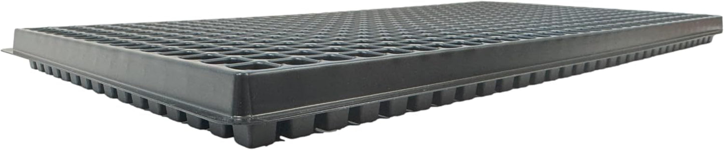 512 Cell Seedling Plastic Nursery Trays, 10 Pack, Thick Durable Germination Plug Trays, 5120 Cells Reusable Plant Propagation