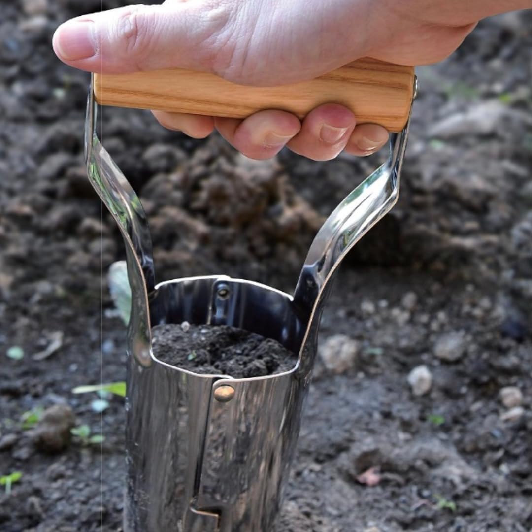 Cotswold Homeware Silicone Seed Starter Tray | 2 X 12 Cell Reusable Seed Starting Tray | for Vegetable, Flower & Herb Seeds | Indoor Grow Kit to Plant Seedlings | Stainless Steel Bulb Planter