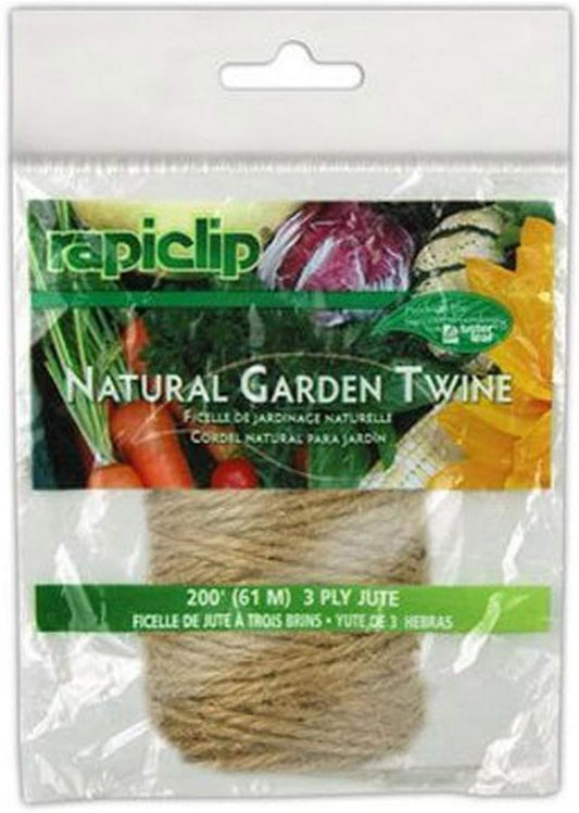Luster Leaf Rapiclip Garden Twine Natural - 200 Foot Roll 874