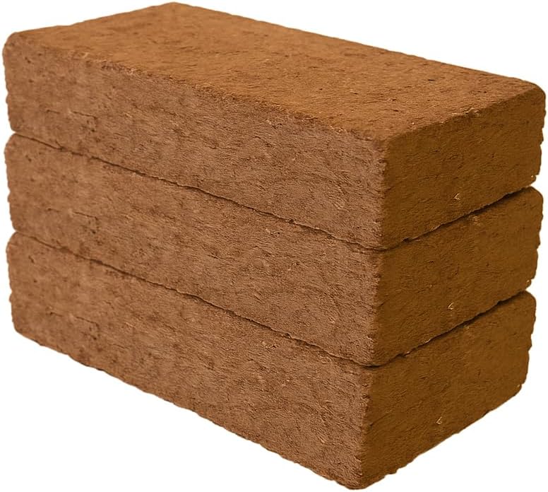 Minute Soil Eco-Friendly Coco Brick 24 Pack – OMRI Medium Expands to 36 Gal – Ideal for Seedlings, Planters, Greens, Houseplants, Raised Beds, Hydroponics, Outdoor Use