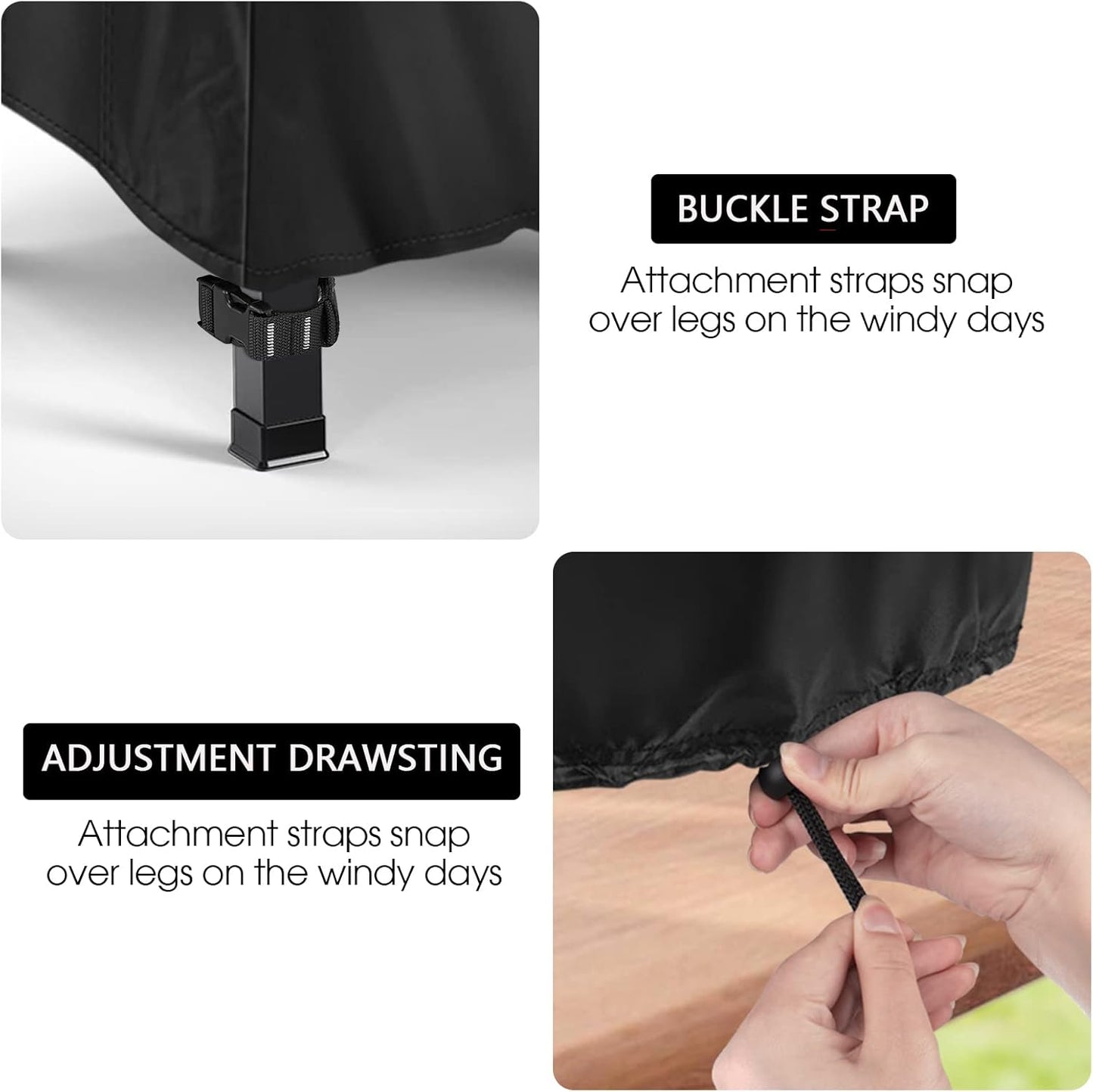 55 Inch Outdoor Furniture Cover for Keter Unity XL Portable Table, Waterproof Patio Rectangle Table Covers,Outdoor Pizza Oven Grill Cover