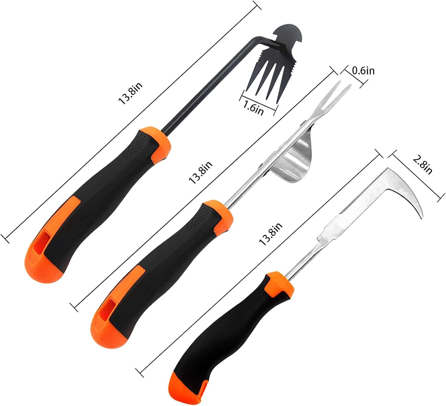 Weed Puller Tool, 2025 New Portable Weeder Tool, Weeding Tool with Stainless Steel, Garden Tools for Plant & Weeding, Crack Weeder Tool, Weed Remover Tool for Farm & Backyard