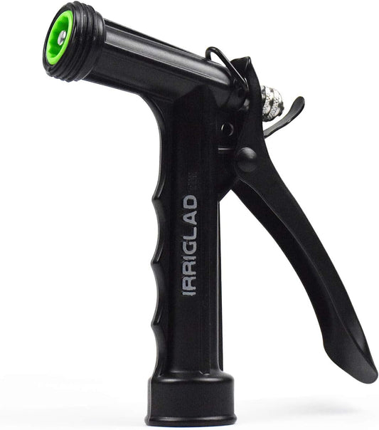 Hose Nozzle 4 Pack, Full Size Pistol Grip Water Nozzle Sprayer with Threaded Front, High Pressure Nozzle, Adjustable Spray Water Flow for Watering Plants, Showering Pet, Washing Car, Cleaning