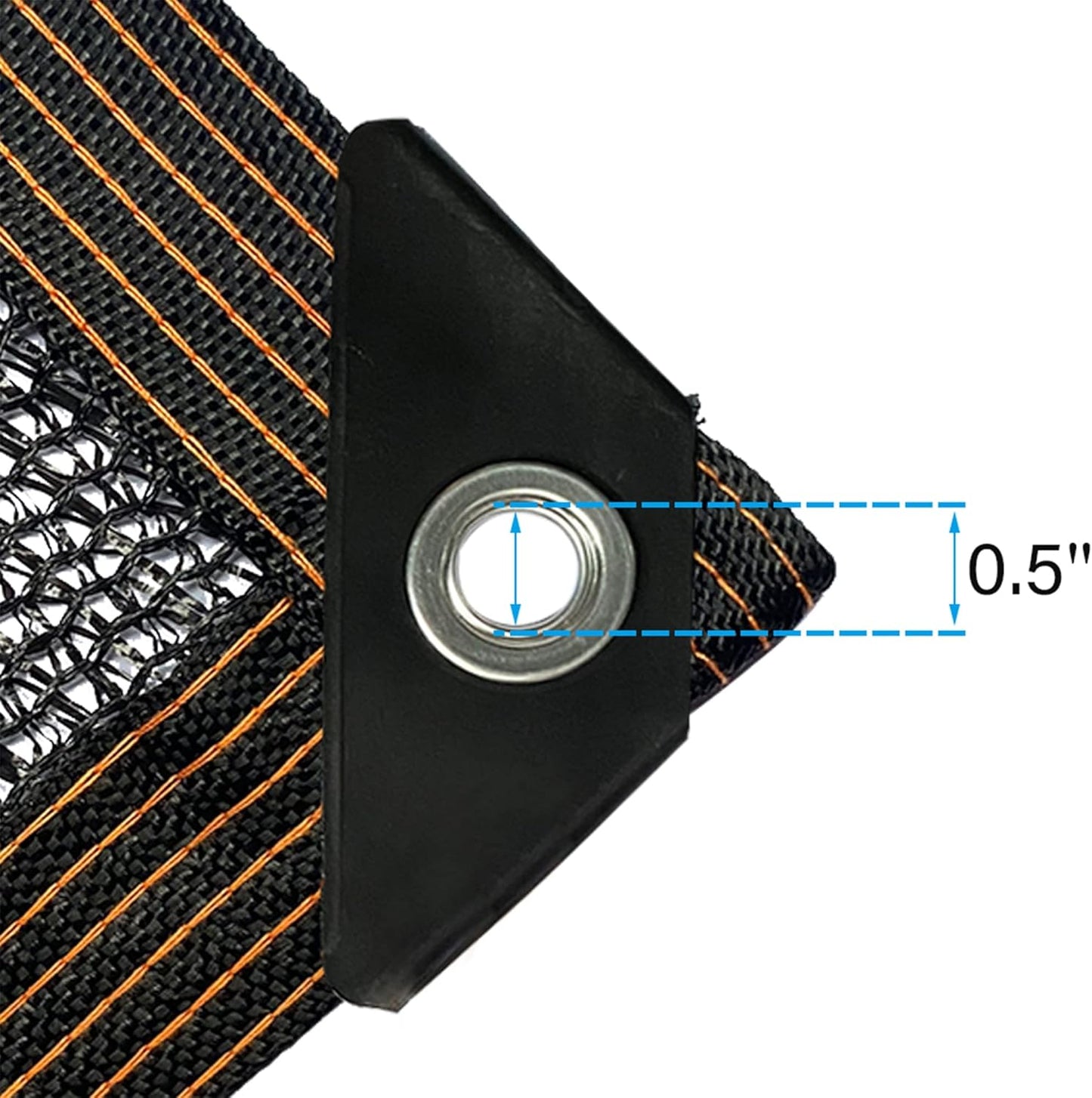 winemana 90% Shade Cloth, Dog Kennel Shade Cover, 6.6 x 6.6 FT Sturdy Durable Sunblock Shade Mesh Tarp with Grommets for Patio Plants Greenhouse Chicken Coop Porch