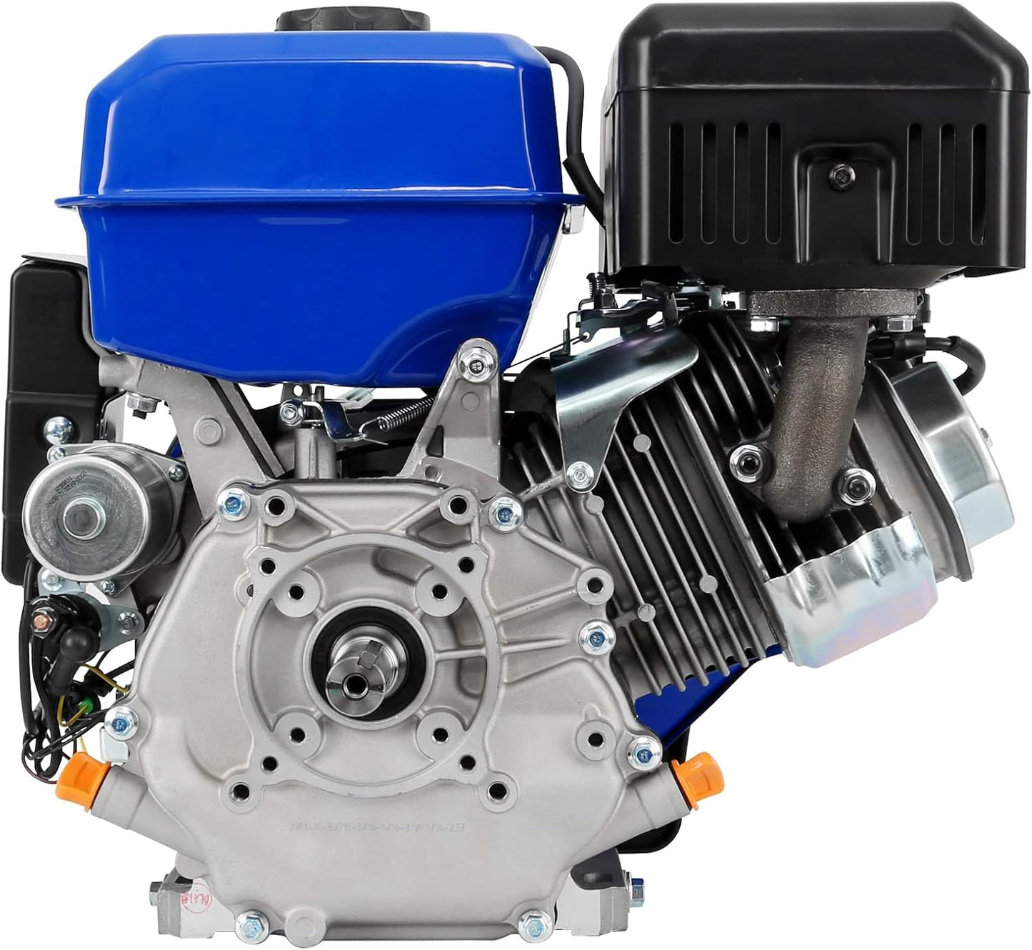 BILT HARD 420cc 15HP Gas Engine with Electric Start, Horizontal Shaft 4 Stroke OHV Gas Motor, Gas Powered Multi-Use Engine