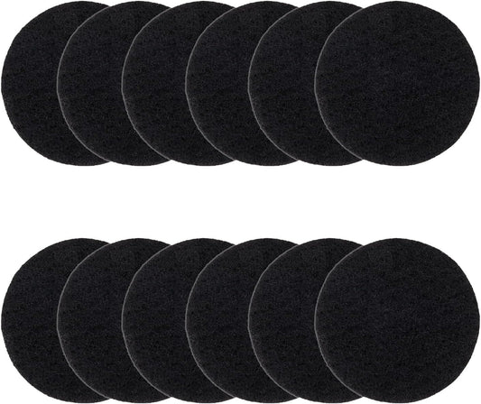 Vipush Charcoal Filters for Kitchen Compost Bin - 12 Pack Activated Carbon Filters for Countertop Bin Pail Replacement, Activated Charcoal Home Bucket Refill Sets