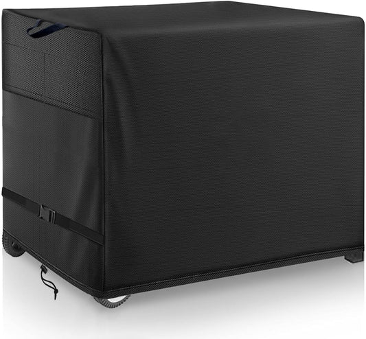 Outdoor Prep Table Cover - Heavy Duty Waterproof Cover for Outdoor Stainless Steel Table,Black