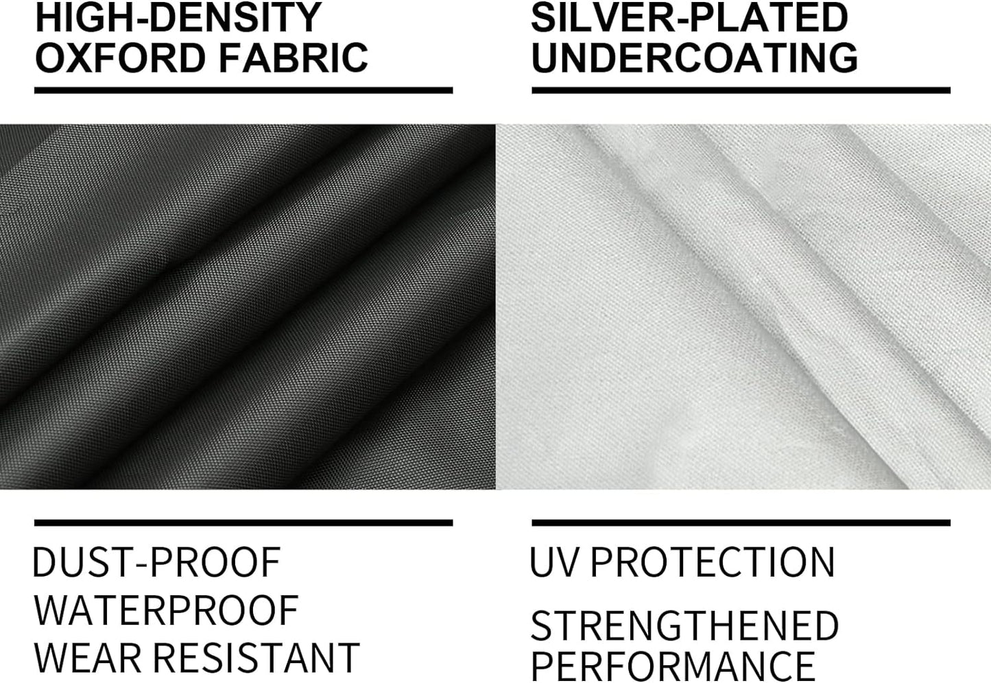 Outdoor Cushion Storage Bag 2 PCS, 68" Outdoor Pillow Storage with 2 Handles, Extra Large Opening Waterproof Zippered Patio Cushion Storage Bag XL