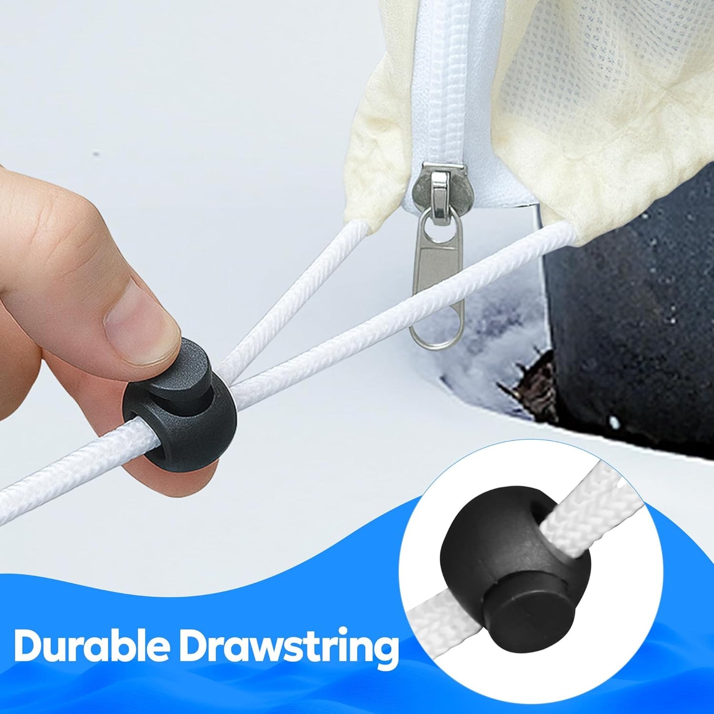 MIXC Plant Covers Freeze Protection, 31.4''×39.3'' Winter Cold Weather Frost Blankets Shrub Jacket with Drawstring Reusable Frost Protection Cloth for Outdoor Plants Fruit Tree Potted (2 Pack)