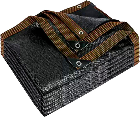 QLOFEI 18x20 FT Shade Cloth for Garden, 80% Sunblock Shade Neting Cover with Grommets, UV Protection Screens for Patio Plants Greenhouse, Mesh Tarp for Kennel Chicken Coop Pergola Outdoor