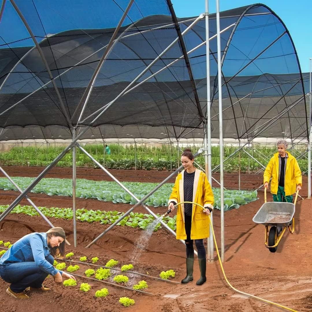 Shade Cloth for Plants Greenhouse, 40-50% Sunblock Shade Sails -for Outdoor Garden Pergola Patio Lawn Plant Sun Shade Cloths for Kennel Chicken Coop Easier to Hang Shade Net Cover