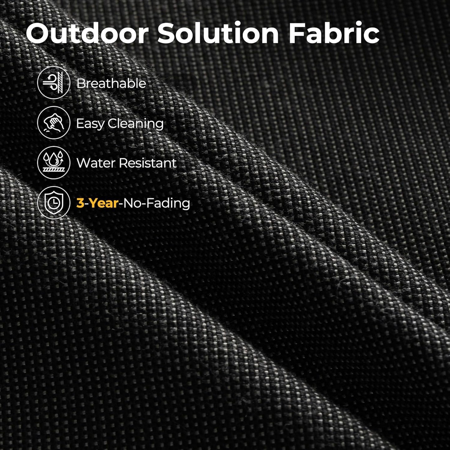 HOOOWOOO Outdoor Sectional Patio Furniture Set,8 Pieces Wicker Conversation Sets,Extra Deep Out Door Sofa Outside Furniture Couch with Swivel Chairs Ottoman,Black