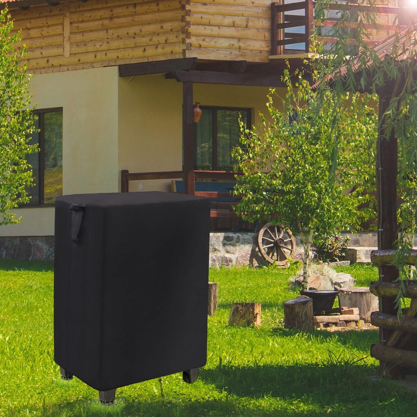 Prep Table Covers for Keter Unity Outdoor Kitchen Portable Bar Cart,Waterproof Patio BBQ Grill Cart Cover,Outdoor Pizza Oven Table Stand Cover - 32 x 24 x 32 Inch