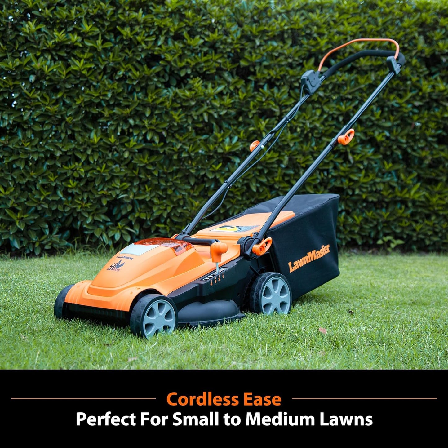 LawnMaster CLMF4815E 48V MAX* 15-inch Brushless Cordless Mower with 2X24V MAX* 4.0Ah Battery and a Dual Charger
