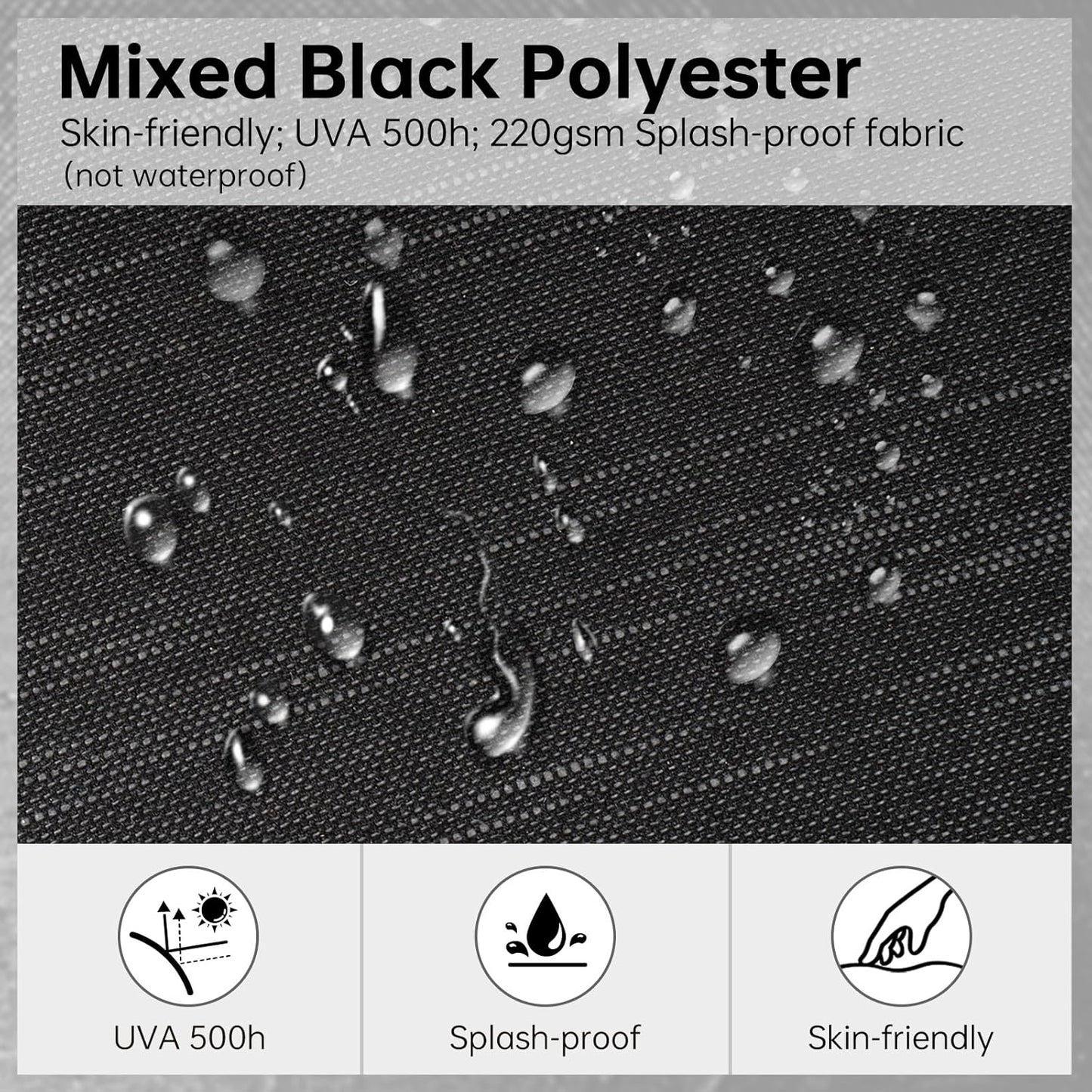 Outdoor Aluminum Furniture Set, 4-Person Patio Sectional Conversation Sofa Set, L-Shaped Outdoor Sectional Sofa with Cushions for Patios, Poolsides, Gardens (Black,Dark Gray)