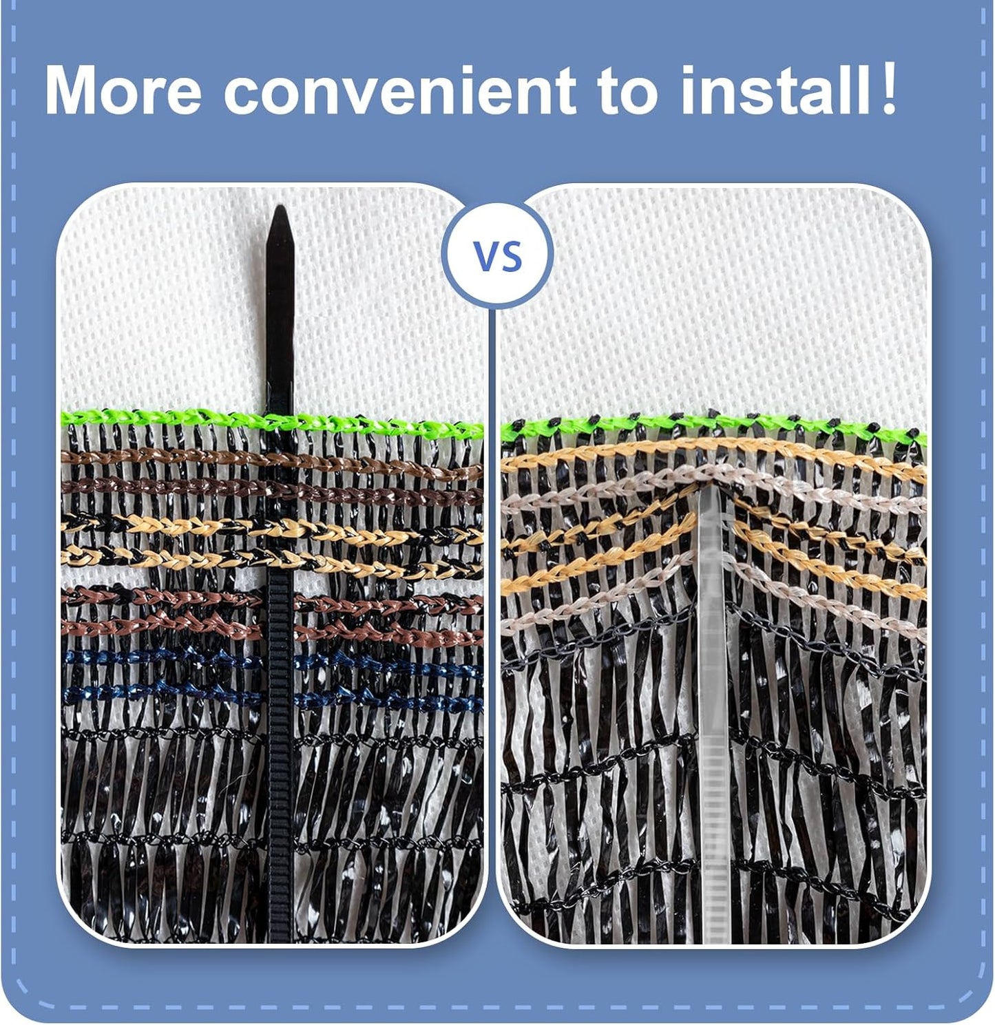 LOVE STORY 10x10FT 55% Black Shade Cloth Sun Shade Net UV Resistant Mesh Tarp Plant Cover Sunblock Net for Garden,Greenhouse,Vegetables,Flowers