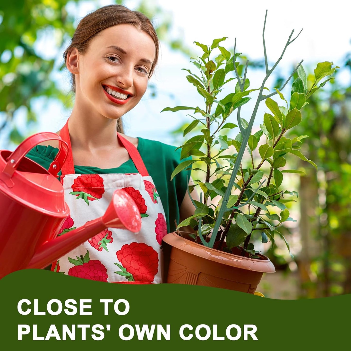 5 Pack Stackable Plant Support Stakes, Climbing Plant Support Structures for Monstera, Pothos, Philodendron Garden Plant Stakes for Indoor Outdoor Plants