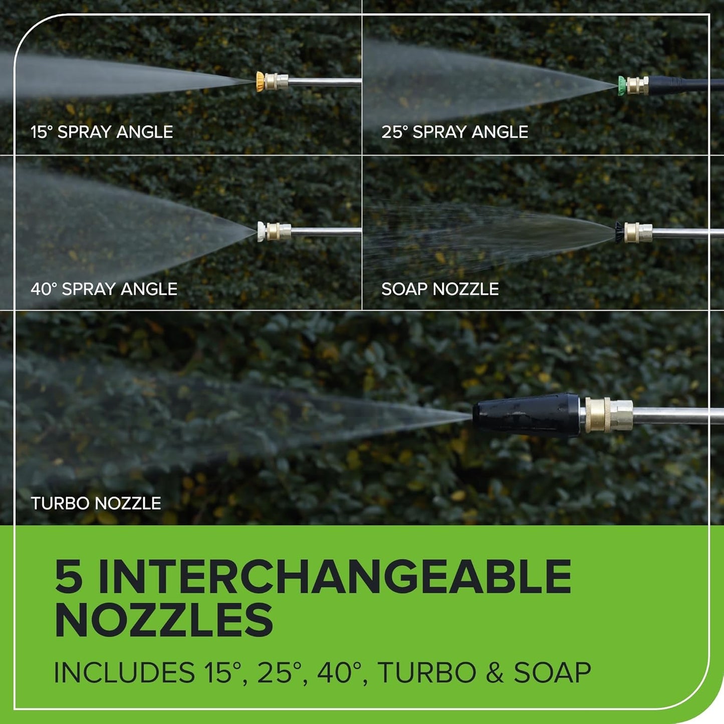 Greenworks Pro Brushless 3000 PSI (CSA Certified) 2.0 GPM Max / 1.1 GPM Electric Pressure Washer (Foldable Handles, Rugged Steel Frame, 25 FT Hose, 35 FT GFCI Power Cord)