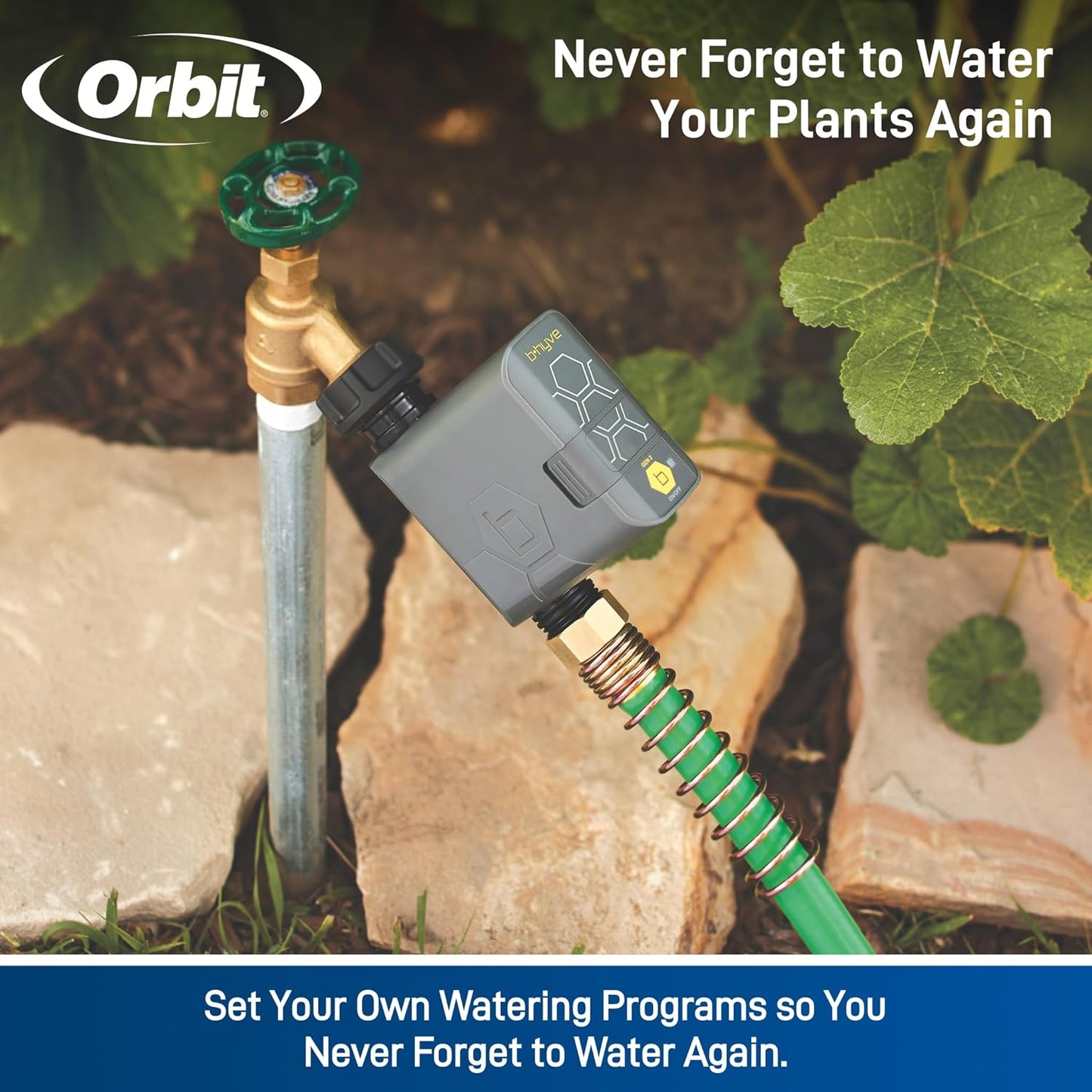 Orbit 90204Z B-hyve Gen 2 Smart Hose Watering Timer with Wi-Fi Hub