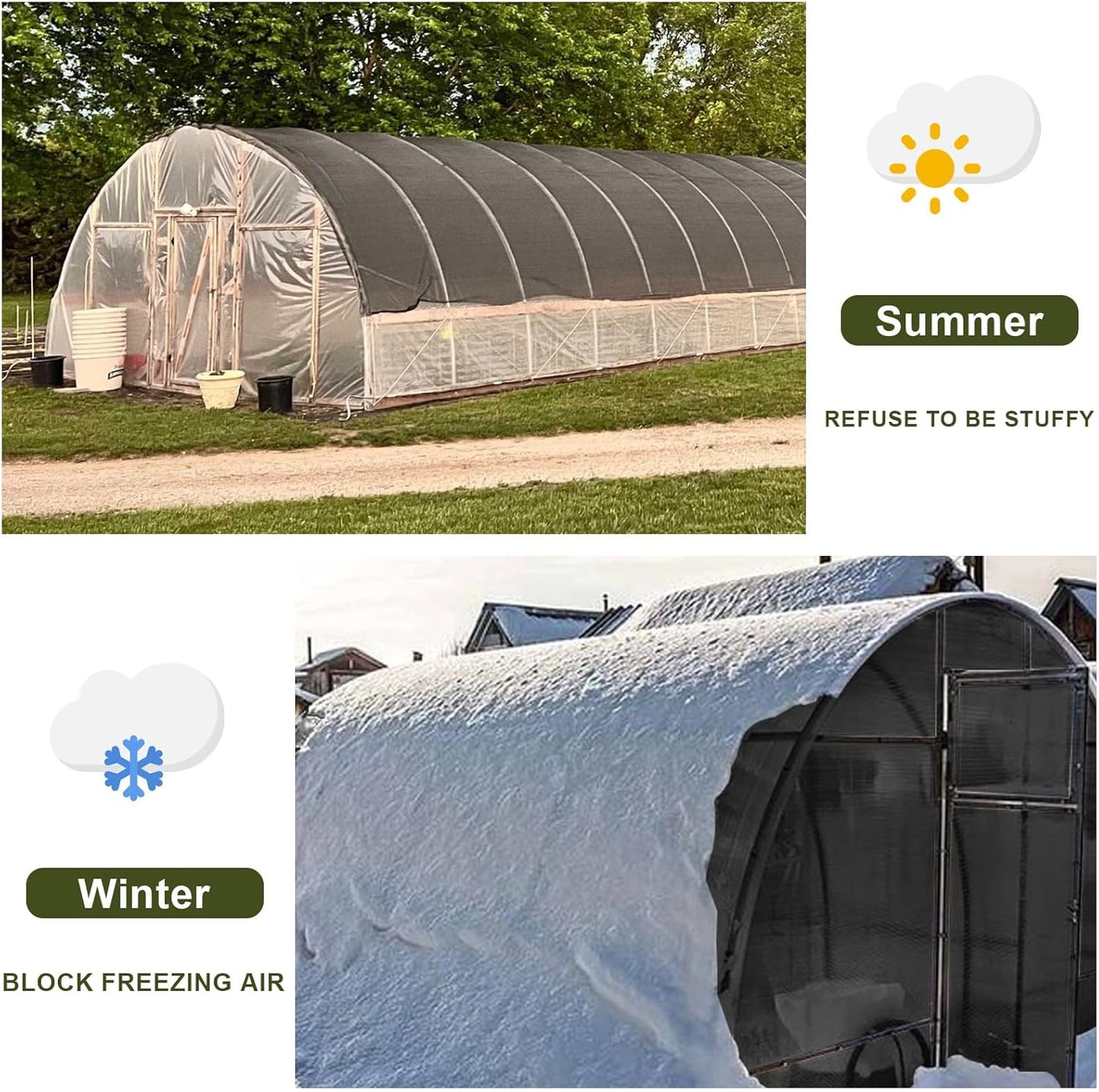 LOVE STORY 8x20FT 55% Black Shade Cloth Sun Shade Net with Grommets Sunblock Net Mesh Tarp for Garden,Plants Cover,Greenhouse and Patio