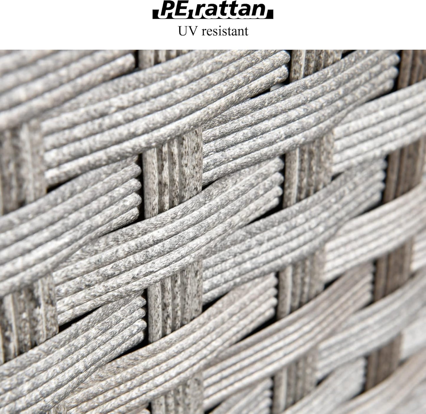 HOOOWOOO 9 Piece Modular Patio Outdoor Sectional Furniture Set with Large Propane Fire Pit Table,Wicker Conversation Sofa Set with Swivel Chairs,Outside Couch Set(Black)