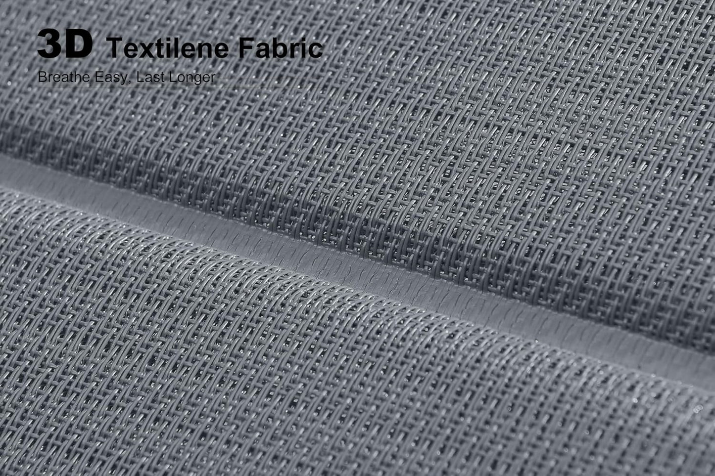 PURPLE LEAF Outdoor Chair Chaise Lounge Sun Lounges Aluminum Poolside Adjustable Reclining Patio Set of 2 Moon Basalt