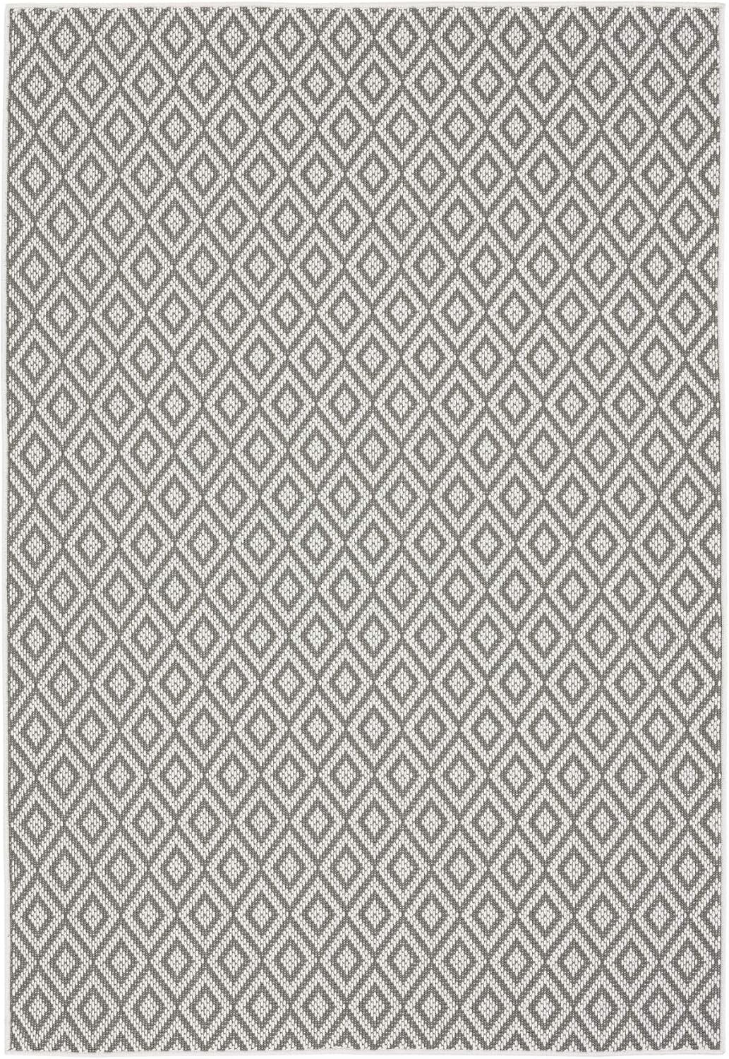 Home Dynamix Tripoli Lydia Modern Indoor/Outdoor Area Rug, Gray/Cream, 3'7"x5'2" Rectangle