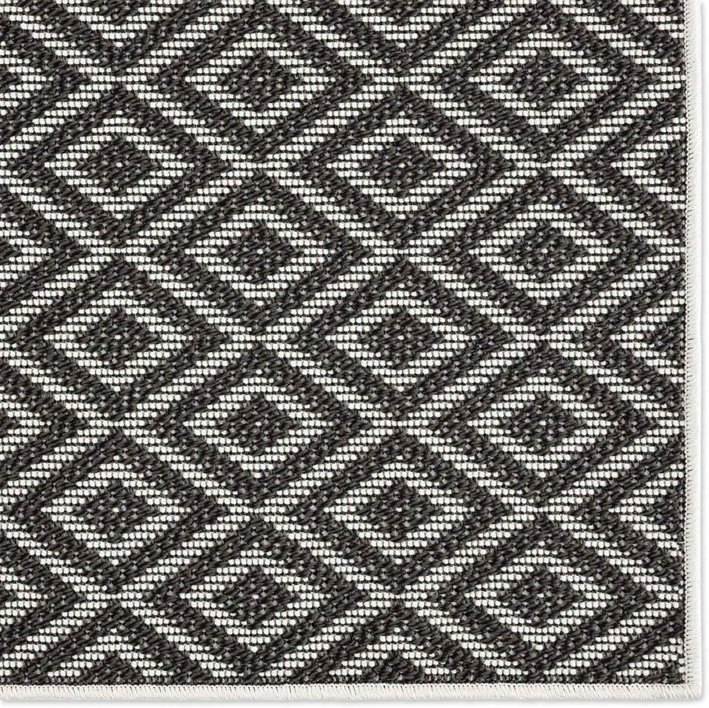 Home Dynamix Tripoli Lydia Geometric Area Rug, Charcoal/Cream, 6'6"x9'6" Rectangle