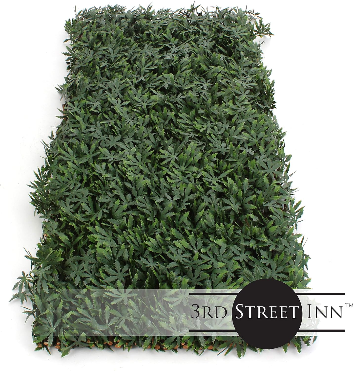 3rd Street Inn™ Leaf Trellis - Bamboo Greenery Panel - Boxwood and Ivy Privacy Fence Substitute - DIY Flexible Fencing (1, Cannabis)