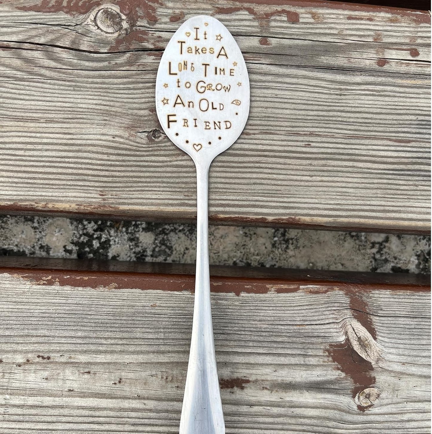 Garden Marker Friendship Gift, Garden Label Stake, Plant Marker Tag, Metal Garden Decoration Sign